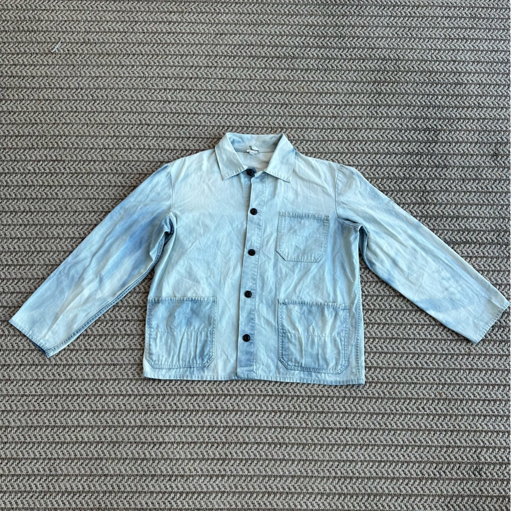 Vintage Used Sanfor French Worker Chore Coat Jacket